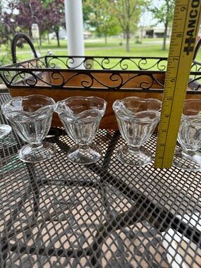 Anchor Hocking Clear Glass Sundae or Dessert Cups - Set of 4